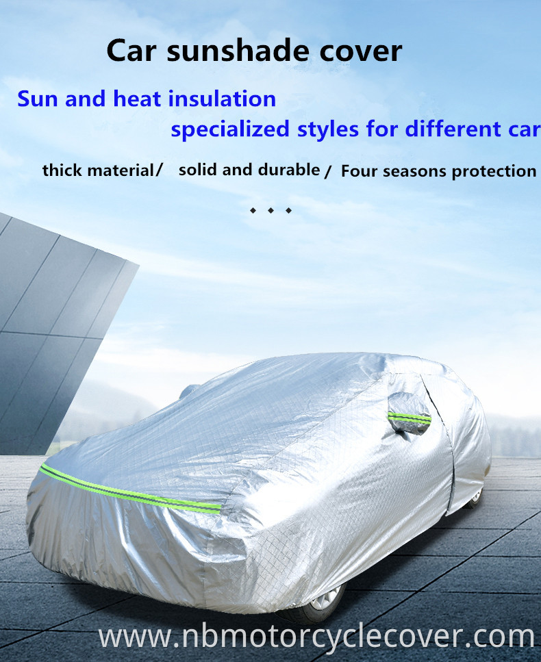 Best grade new arrival cheap anti hail sun uv protective plastic cover for car